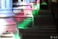 säulen,regenbogenfarben