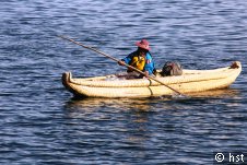 uru-boot,totora-schilf,titicaca-see